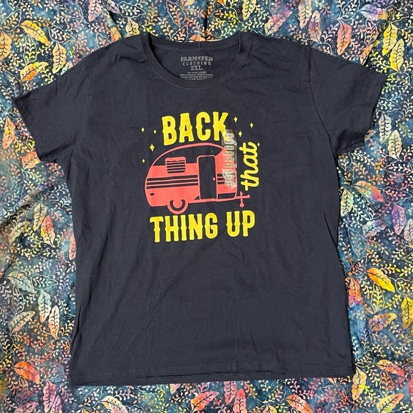 Trailer Mobile Home RV Life Back That Thing Up T-Shirt Size 2XL - Picture 4 of 4